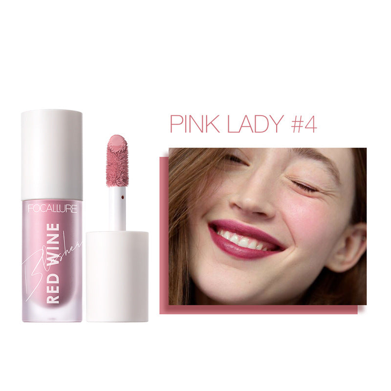 Focallure liquid blush - applied look