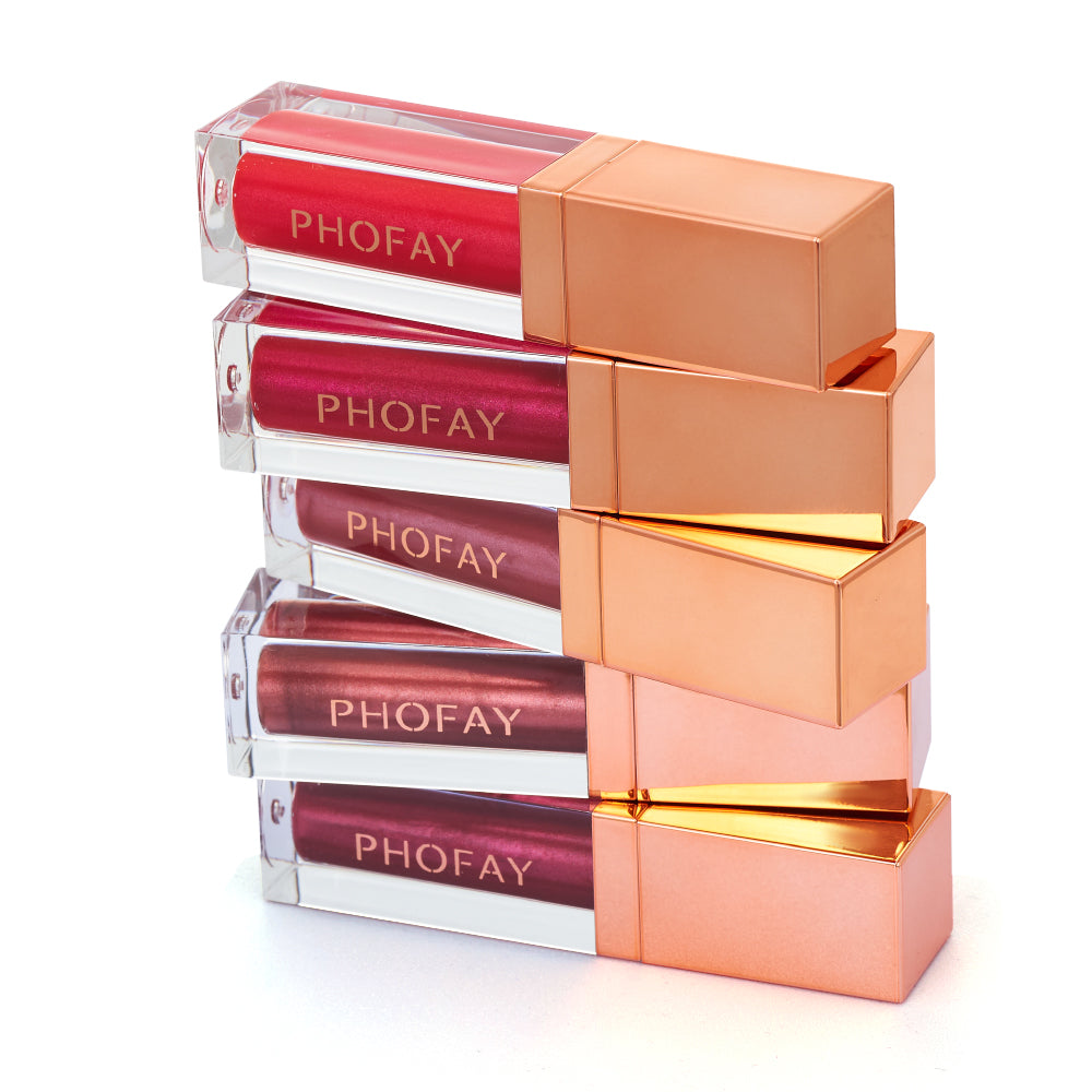 Ultra-glossy lip gloss - swatches