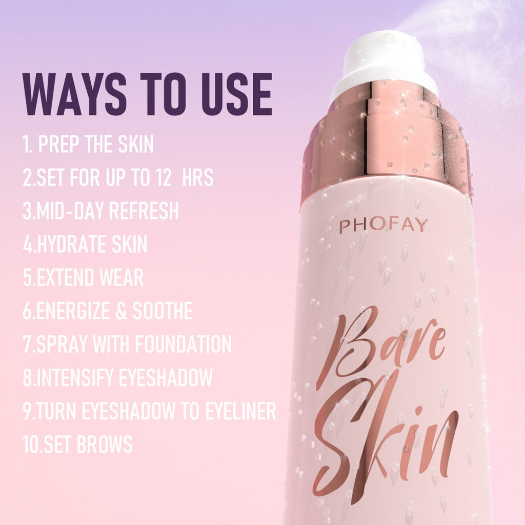 Moisturizing makeup setting spray - lifestyle shot