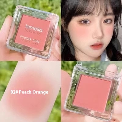 Nude eyeshadow and blush palette - Peach Orange shade