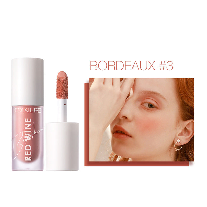 Focallure liquid blush - texture close up