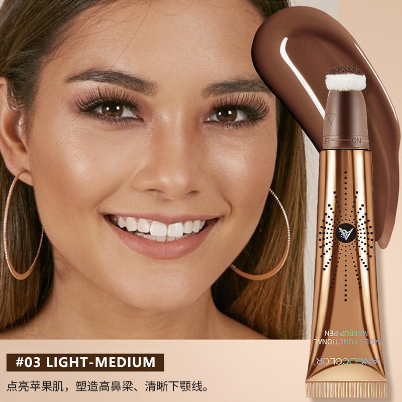 Liquid concealer and contour stick - application demo
