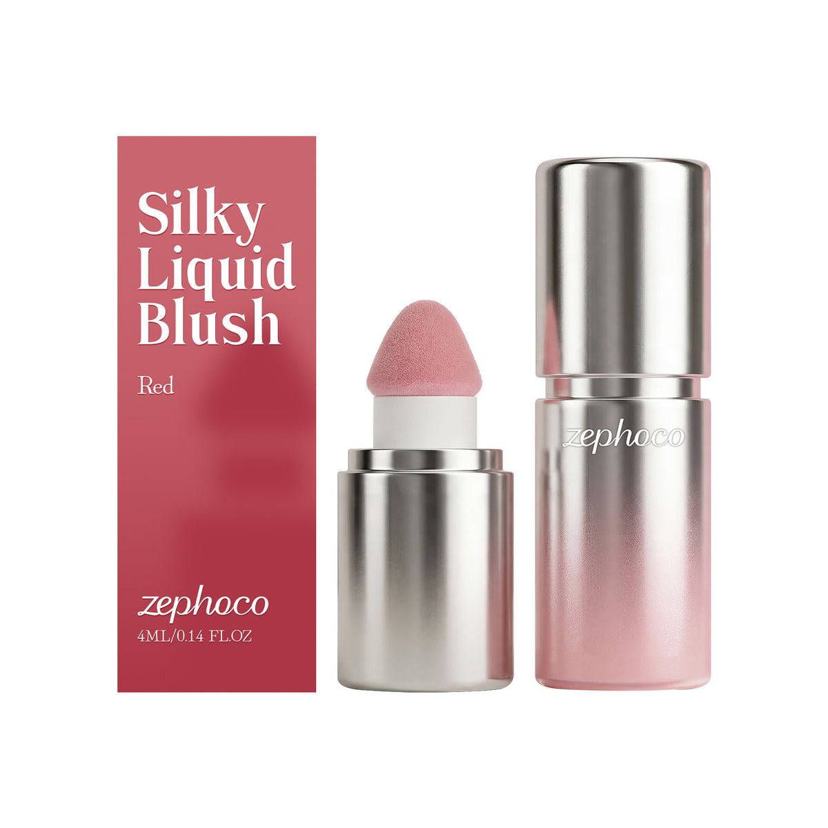 Silky Liquid Blush swatch - Red shade
