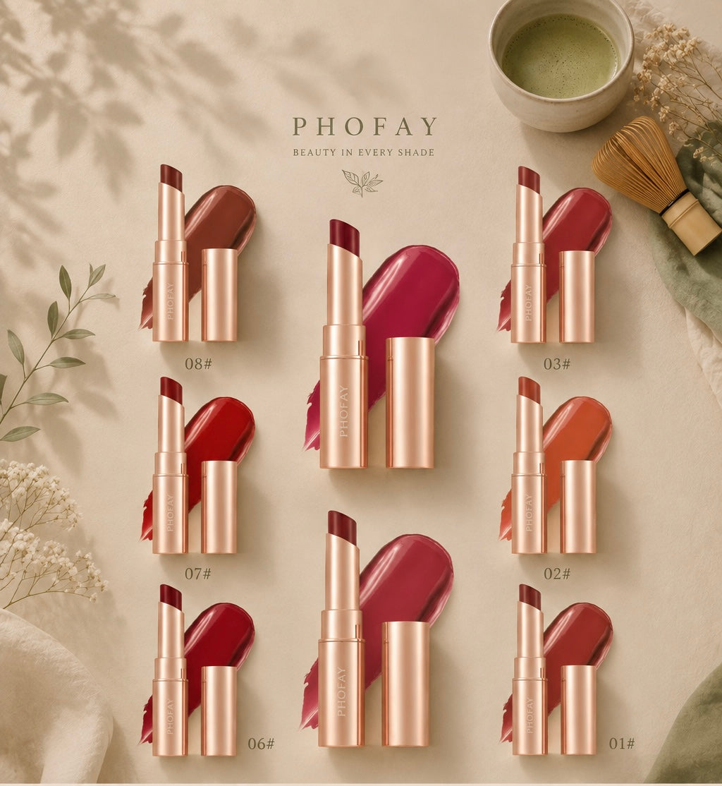 Phofay Moisturizing Lipstick - 8 shades
