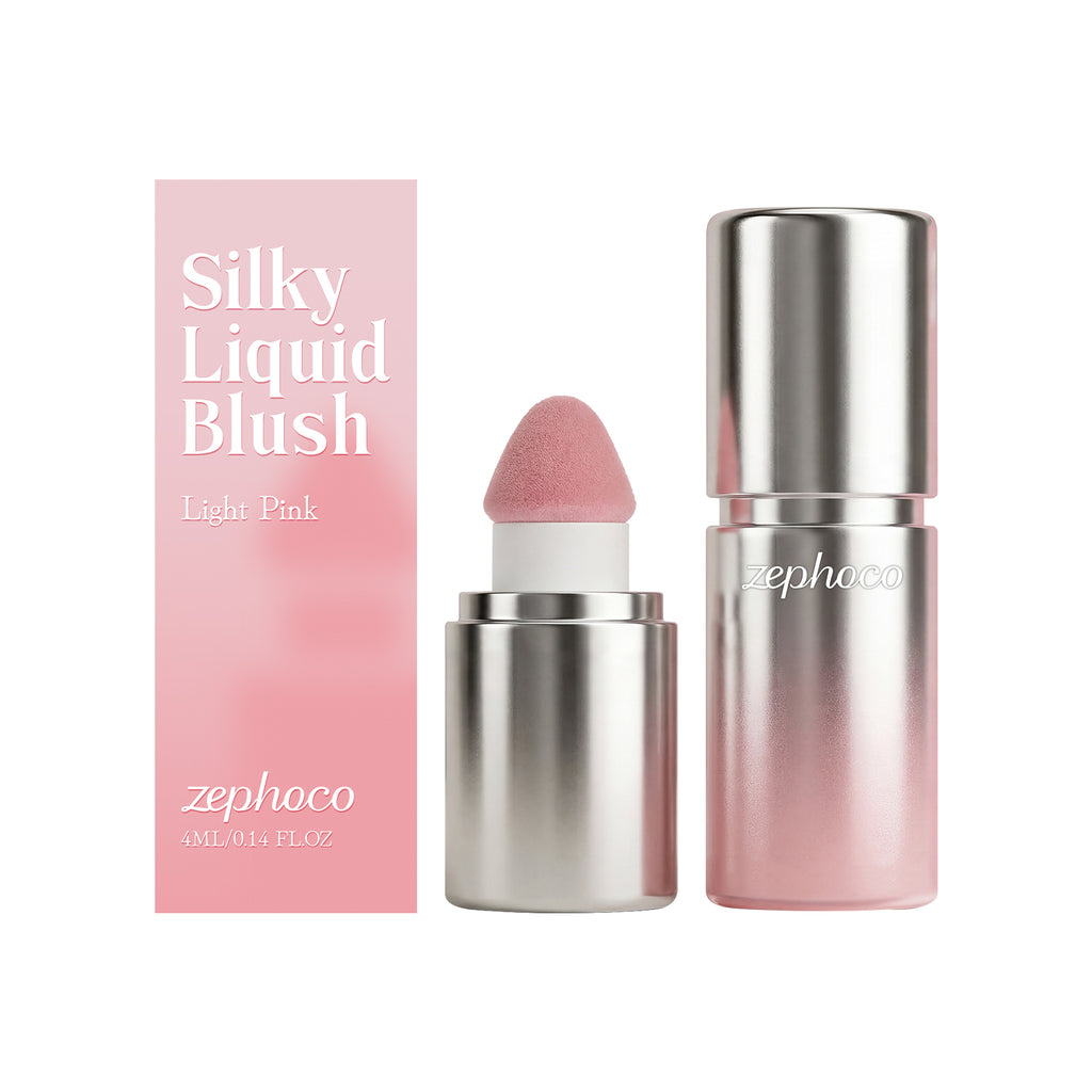 Silky Liquid Blush swatch - Rose Red shade