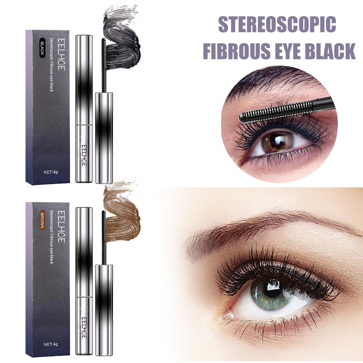 Curling and thickening mascara - product set