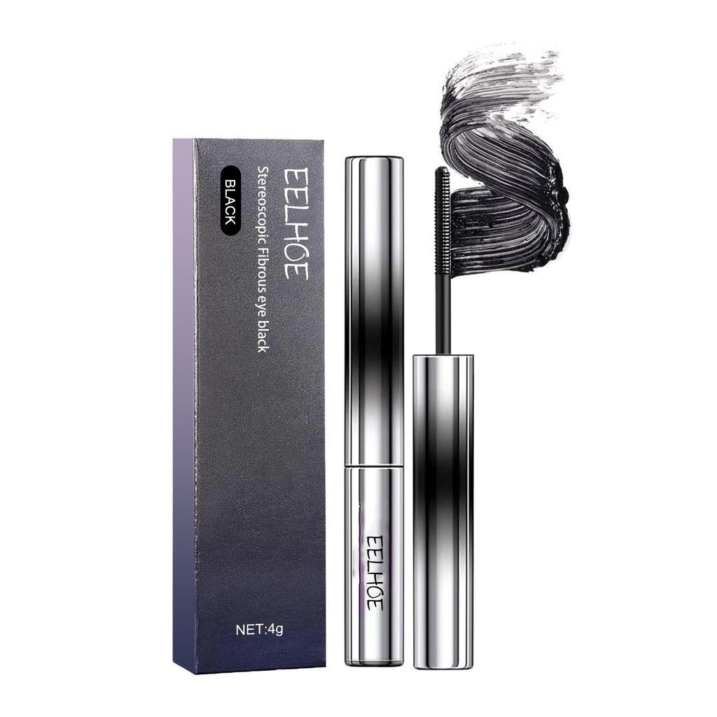 Curling and thickening mascara - applied look