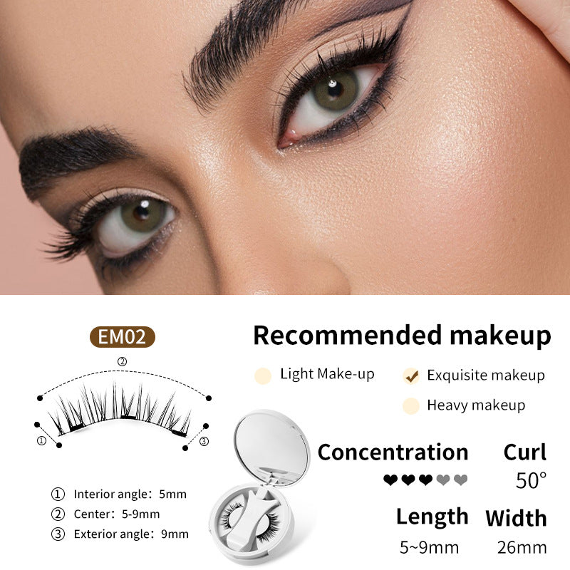 Magnetic false eyelashes - EM12 set